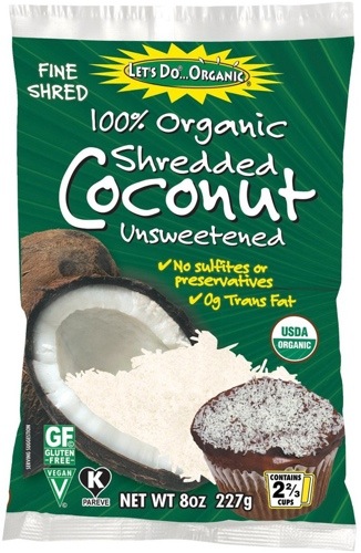 Let's Do Organic Shredded Unsweetened Coconut